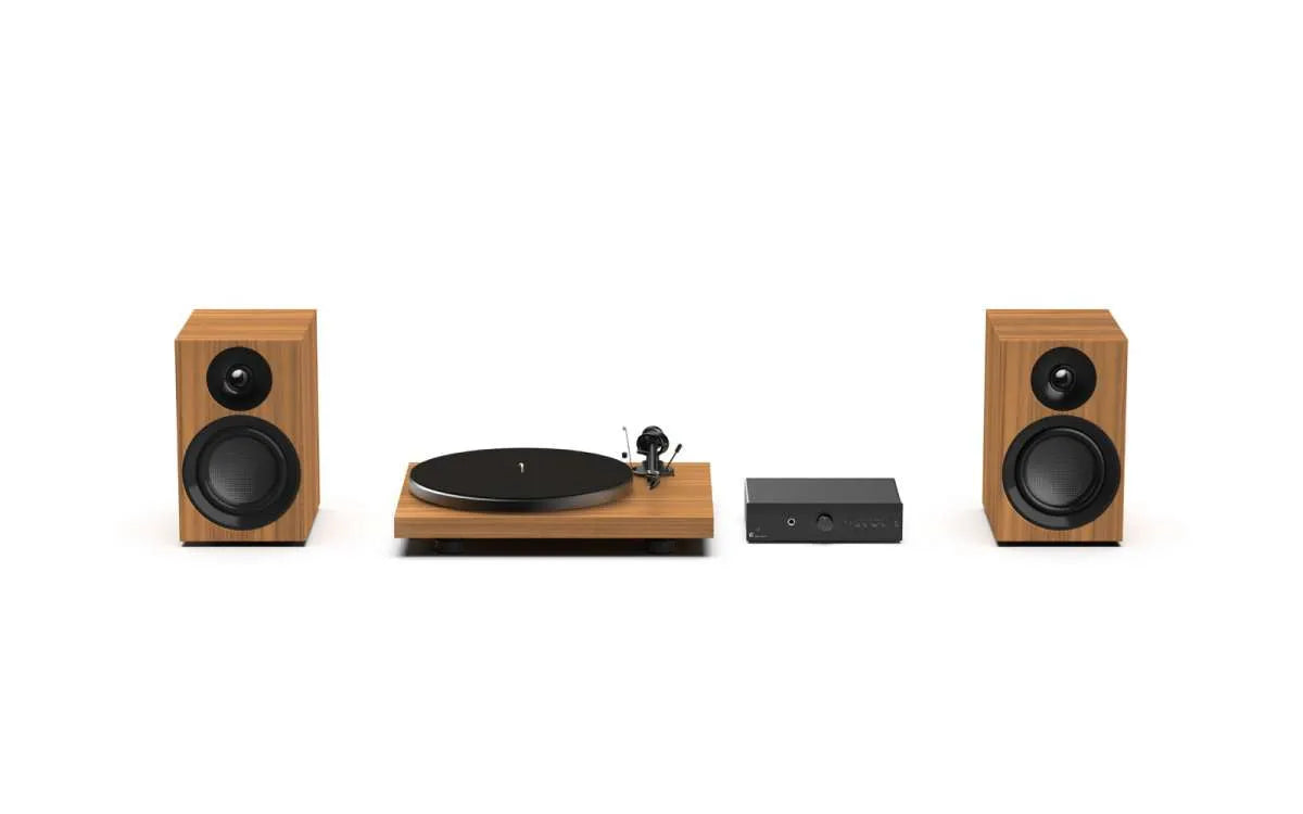 Pro-Ject Colourful Audio System E - seidenmatt stahlblau - Plattenspieler