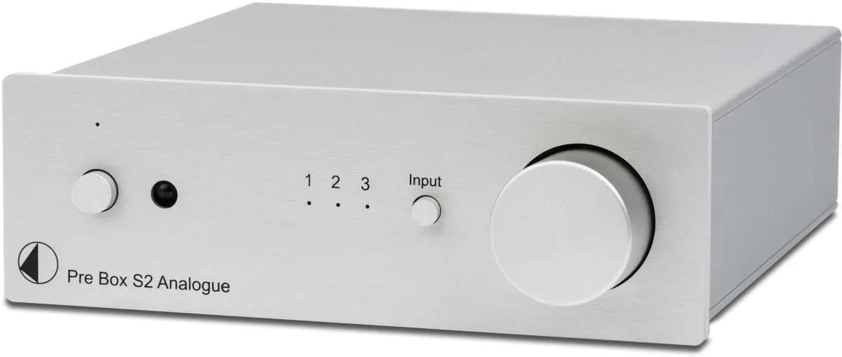 Pro-Ject Pre Box S2 Analogue - silber - HiFi Elektronik