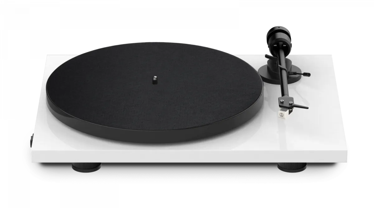 Pro-Ject E1 - Seidenmatt weiß - Plattenspieler