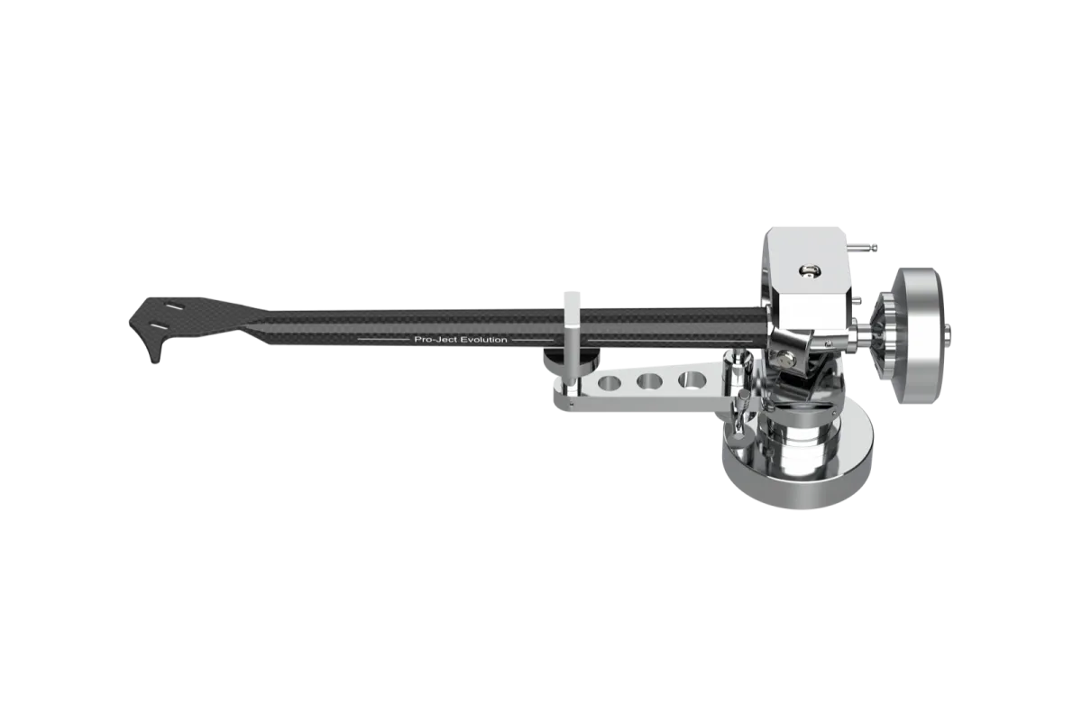 Pro-Ject EVO CC Tonarm - Hochglanz Silber / 10 Zoll gerade - Plattenspieler Tonarm