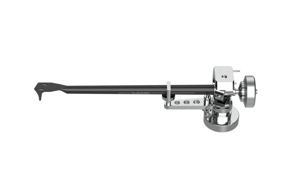 Pro-Ject EVO CC Tonarm - Hochglanz Silber / 12 Zoll gerade - Plattenspieler Tonarm