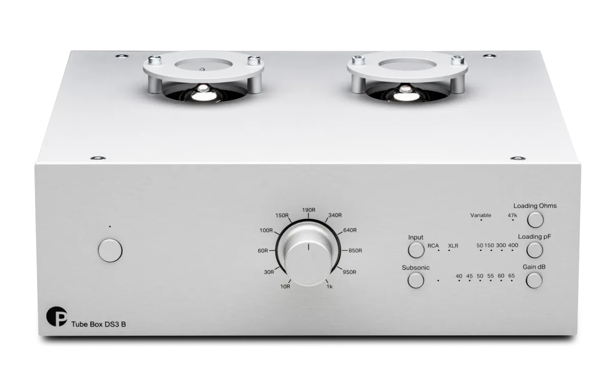 Pro-Ject Tube Box DS3 B - silbern - HiFi Elektronik
