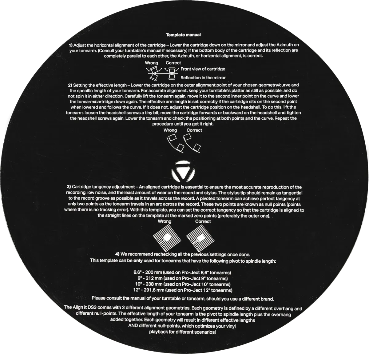 Pro-Ject Align It DS3 Einstelllehre - HiFi Zubehör