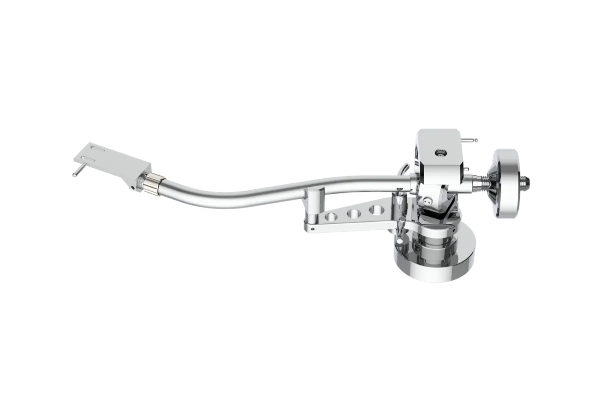 Pro-Ject EVO AS Premium Tonarm - Hochglanz Silber / 10 Zoll S-Shape - Plattenspieler Tonarm