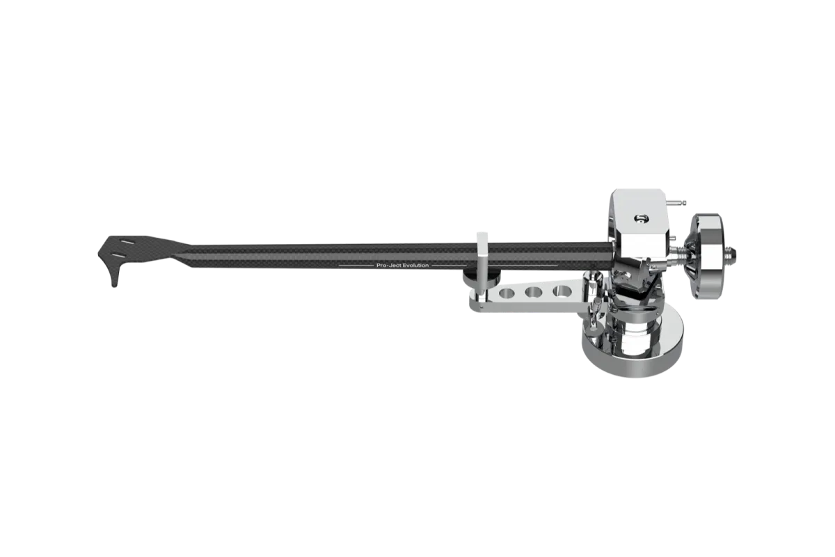Pro-Ject EVO CA Premium Tonarm - Hochglanz Silber / 12 Zoll gerade - Plattenspieler Tonarm