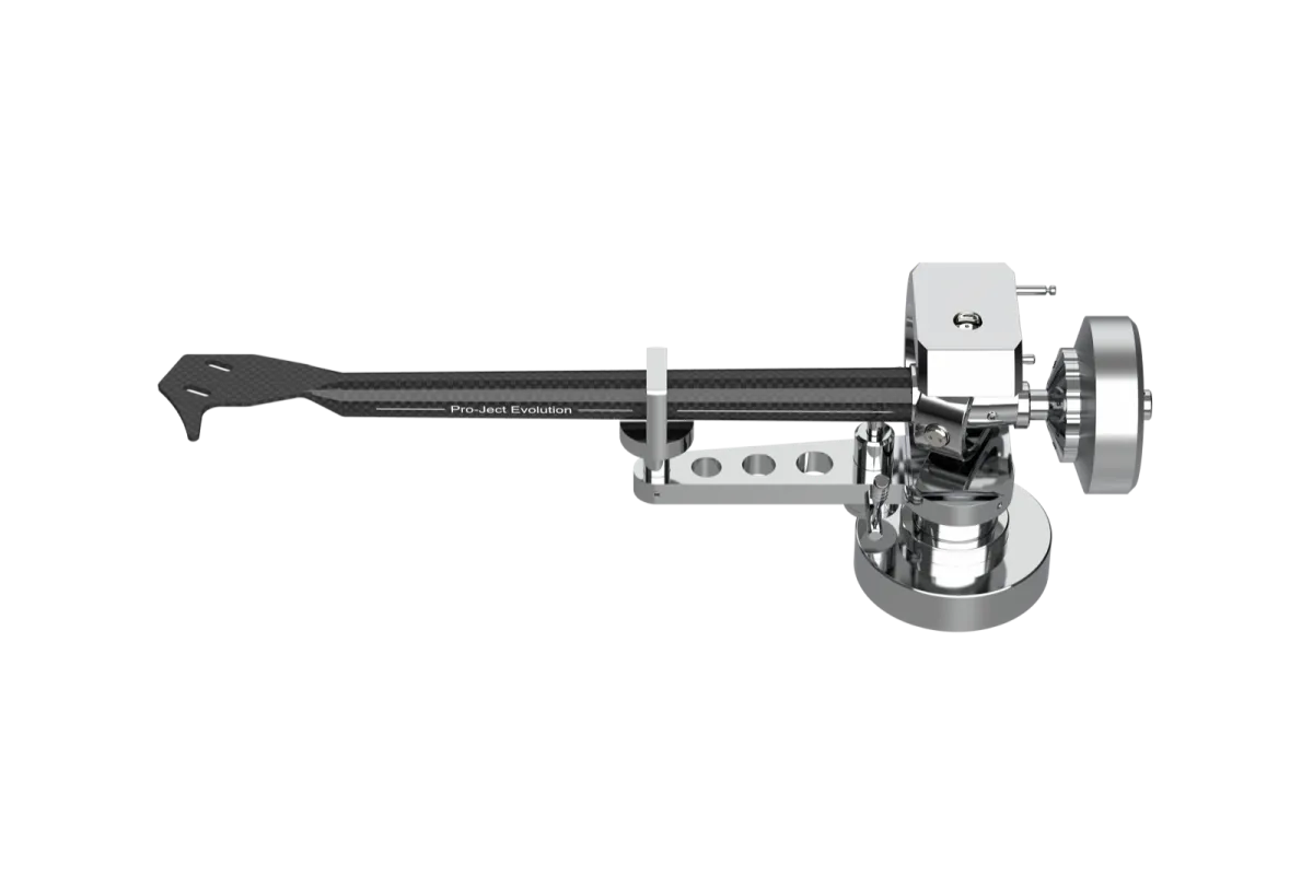Pro-Ject EVO CC Tonarm - Hochglanz Silber / 9 Zoll gerade - Plattenspieler Tonarm